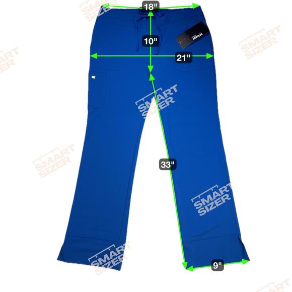 Barco Grey’s Anatomy 3 Pocket Low Rise Cargo Straight Leg Scrub Pants Size LT - Picture 4 of 10